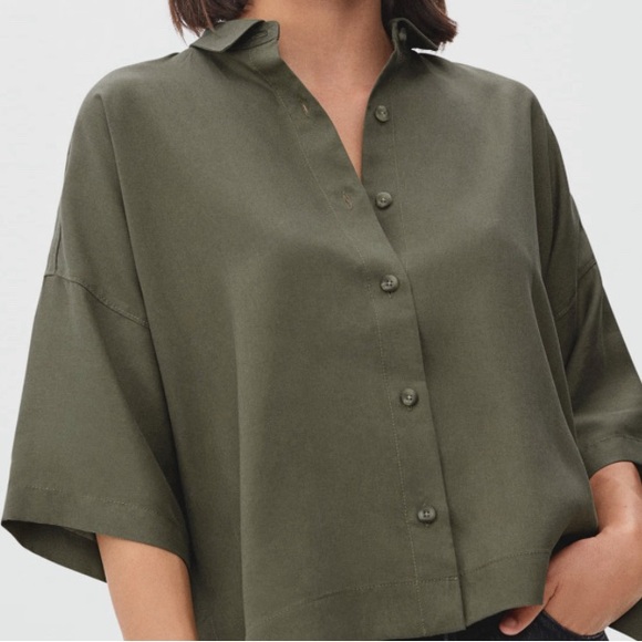 Boxy drapey fit shirt size small - Picture 1 of 9